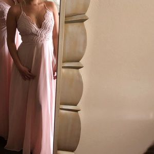 LuLu maxi dress dusty rose